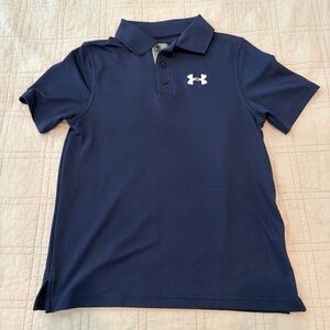 Under Armour Kids Dark Blue Polo Shirt